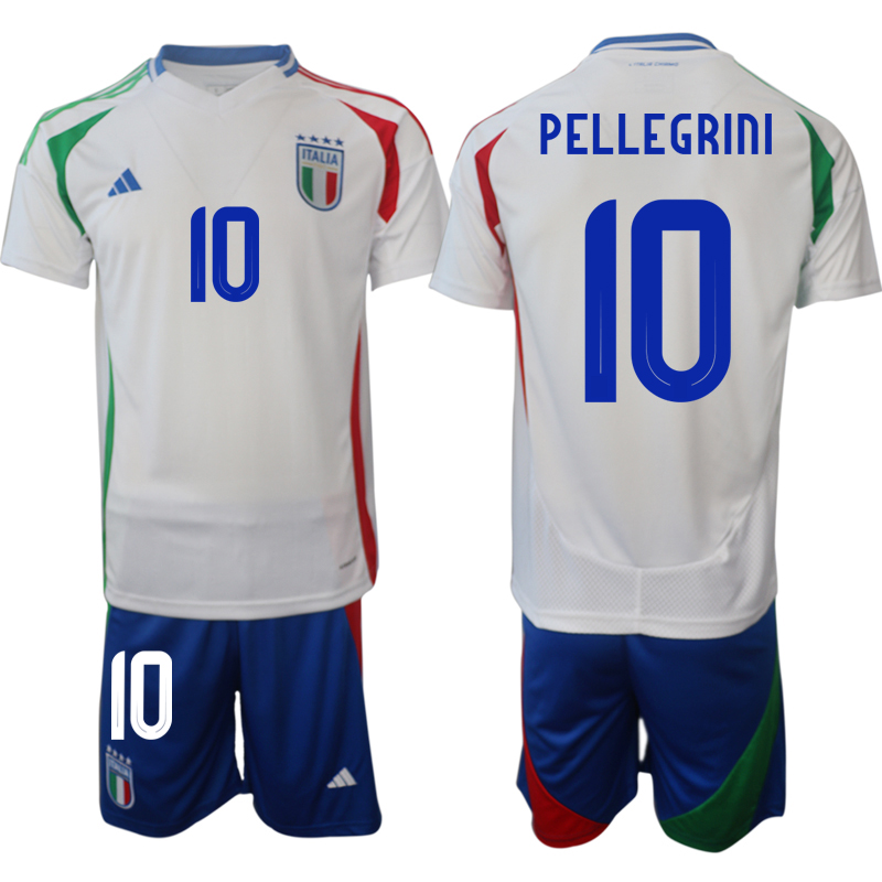 Men 2024-2025 Season Italy away white #10 Soccer Jersey